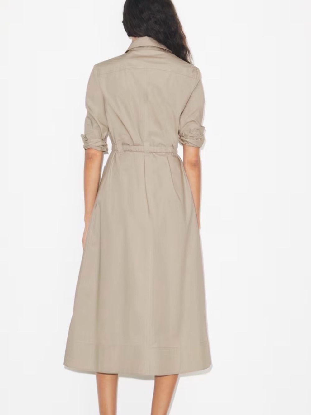TORY BURCH
Cotton Stretch Shirt Dress With Belt - Picture 2 of 6